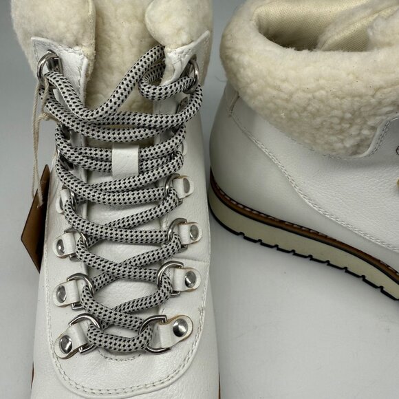 White Mountain Womens Faux Fur Lined Lace-Up Winter Boots Size 7.5M - Picture 3 of 11